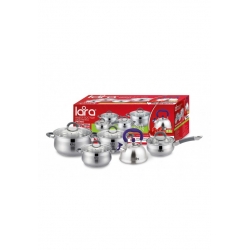 Набор посуды LARA LR02-94(2,7+3,6+6,1л+сотейник) П Набор посуды LARA LR02-94(2,7+3,6+6,1л+сотейник) П